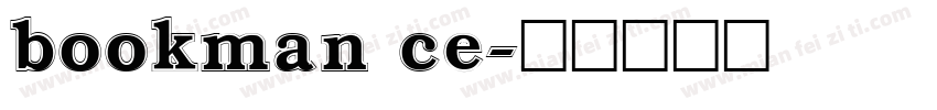 bookman ce字体转换